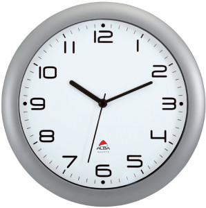 ALBA Horloge murale HORNEW M, montre à quartz, gris