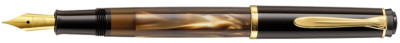 Stylo plume Pelikan M 200, la largeur du ressort marbré brun: B
