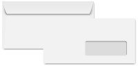 Clairalfa Enveloppes, DL 110 x 220 mm, avec fenêtre