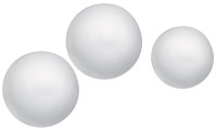 KNORR prandell Kit de boules en polystyrène, diamètre: 50 mm KNORR prandell Kit de boules en polystyrène, diamètre: 50 mm