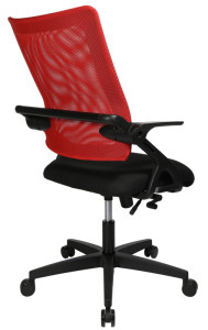 chaise pivotante de bureau topstar « New S'Move » Noir / Rouge