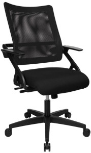 chaise pivotante de bureau topstar « New S'Move », Noir / Bleu