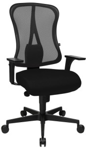 chaise pivotante de bureau topstar « type Comfort Net », bleu / bleu