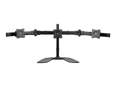 Startech : TRIPLE MONITOR DESKTOP STAND STEEL - pour UP TO 27IN MONITORS