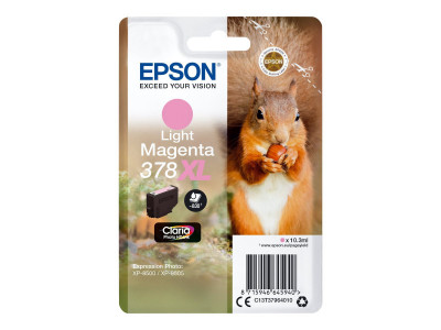 Epson : SINGLEpack LIGHT MAGENTA 378XL SQUIRREL CLARA Photo HD INK