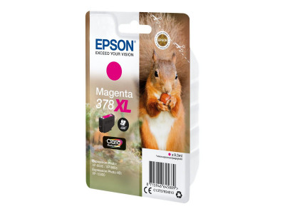 Epson : SINGLEpack MAGENTA 378XL SQUIRREL CLARA Photo HD INK
