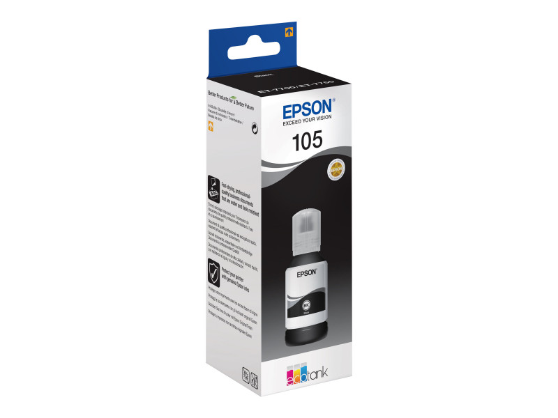 Epson 105 ECOTANK Noir recharge encre 1 x 140  ml