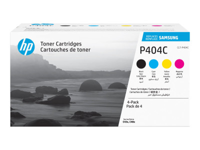 HP : SA CLT-P404C 4-PK CYMK TONER SAMSUNG