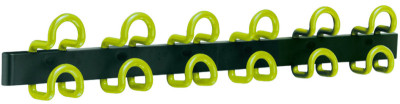UNiLUX Patères/portemanteau mural FIL, 6 crochets, vert