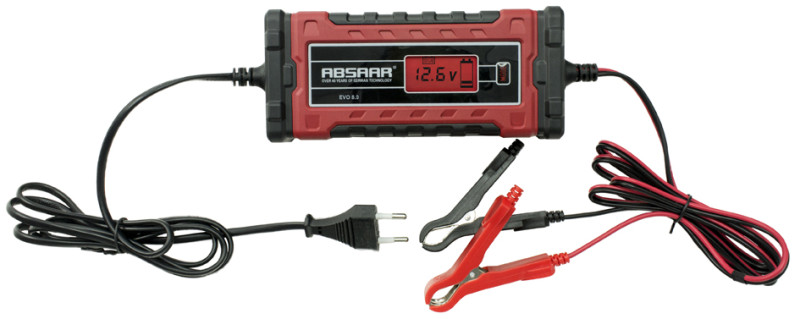 ABSAAR chargeur de batterie de voiture EVO 8.0, 8A, 12 / 24V