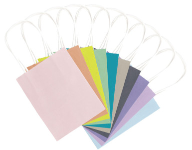 folia tendance des sacs en papier, papier kraft, 180 x 80 x 210 mm