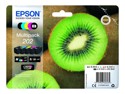 Epson Multipack 202 - Pack de 5 couleurs - encre KIWI