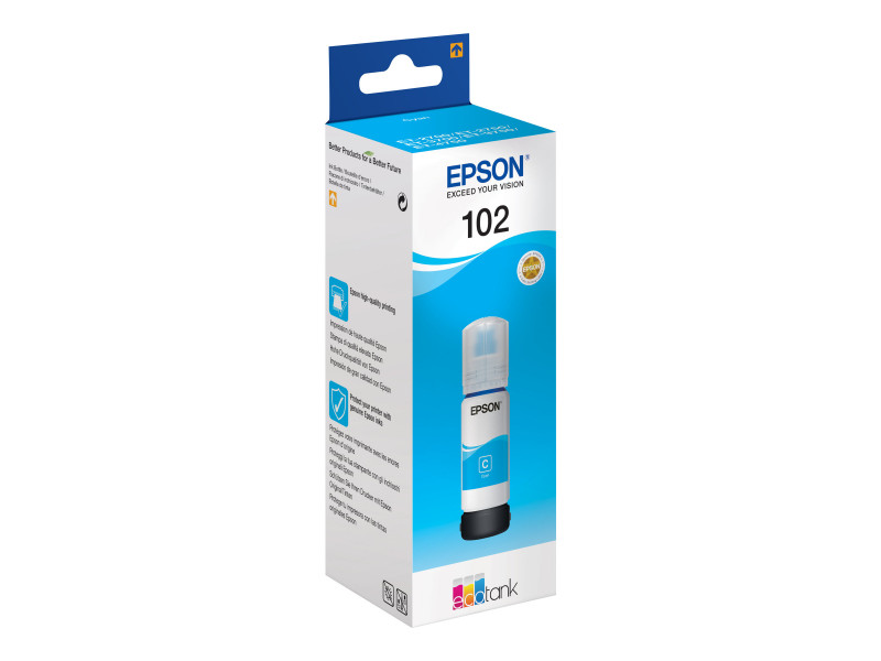 4 bouteilles de 65 ml d'encre Epson 104 original, multipack pour EcoTank