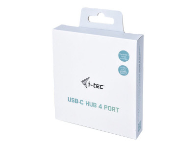 I-Tec : I-TEC USB-C METAL 4-PORT HUB I-TEC USB-C METAL 4-PORT HUB