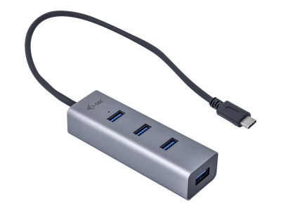 I-Tec : I-TEC USB-C METAL 4-PORT HUB I-TEC USB-C METAL 4-PORT HUB