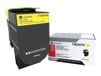 Lexmark CS/X317 Jaune toner NON LPR