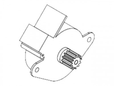 Zebra : kit drive MOTORS TTP2000 .