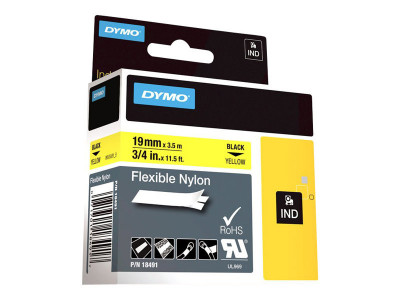 Dymo : ID1-19-1300YL FLEXIBLE NYLONYL