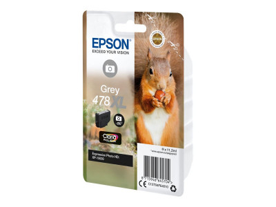 Epson : SINGLEpack GREY 478XL CLARIA Photo HD INK