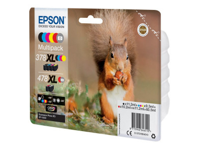 Epson : MULTIpack 6-COLOURS 478XL CLARIA Photo HD INK