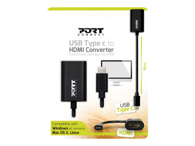 Port Technology : CONVERTER TYPE C TO HDMI .