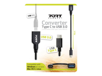 Port Technology : CONVERTER TYPE C TO USB 3.0 .
