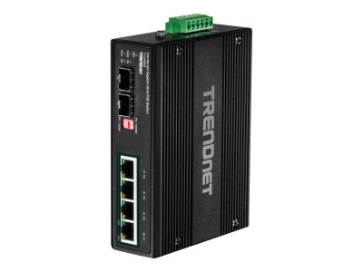 TrendNet : 6-PORT HARDENED INDUSTRIAL GIGABIT ULTRA POE+ SWITCH