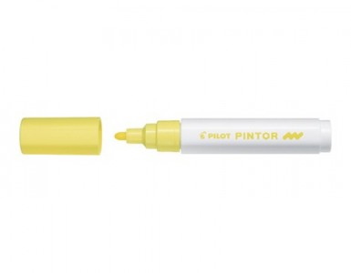 PILOT Marqueur à pigment PINTOR, medium, jaune pastel