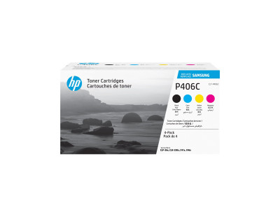 HP : SA CLT-P406C 4-PK CYMK TONER SAMSUNG