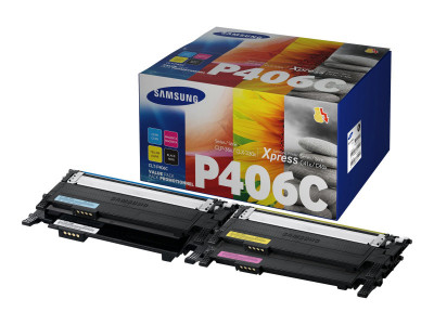 HP : SA CLT-P406C 4-PK CYMK TONER SAMSUNG