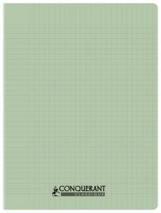 CONQUERANT CLASSIQUE Cahier 240 x 320 mm, uni, incolore