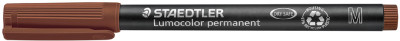 STAEDTLER Lumocolor Marqueur permanent 317M, marron