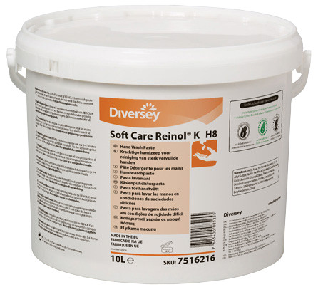 Soft Care REINOL K nettoyant pour les mains, un seau de 10 litres