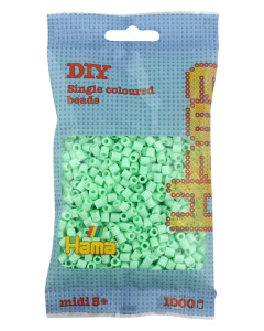 Hama Bügelperlen midi, pastel-vert, dans le sac