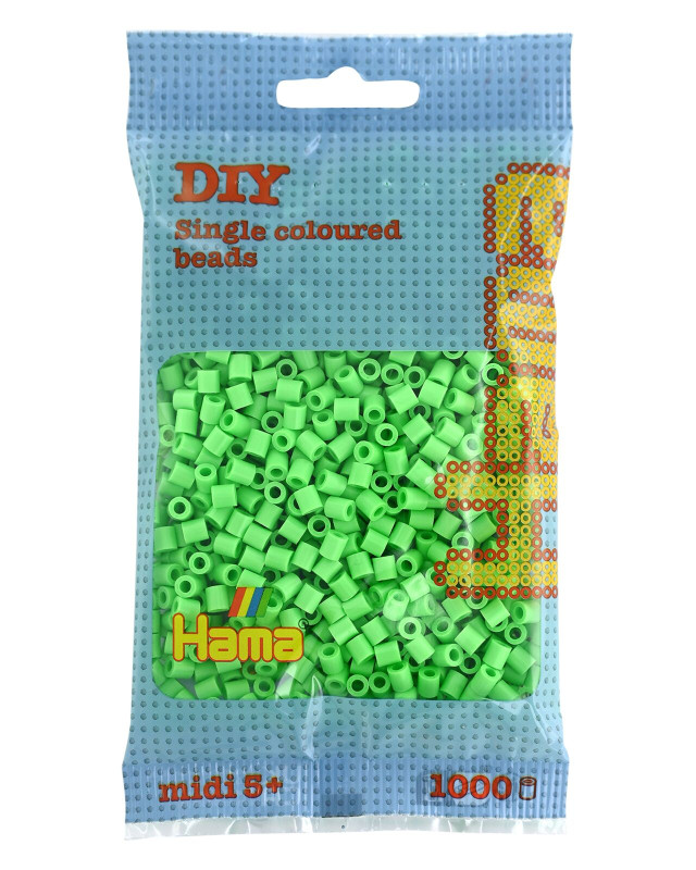 Hama Bügelperlen midi, pastel-vert, dans le sac