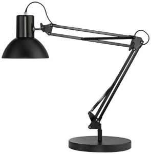 UNiLUX Lampe de bureau LED SUCCESS 66, pince/socle, noir