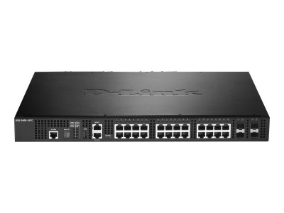 D-Link : 24-PORT LAYER2 MANAGED 10G STACK SWITCH 4X COMBO