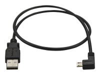 Startech : 0.5M LEFT ANGLE MICRO USB CHARGE & SYNC cable - 24 AWG