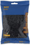 Hama Bügelperlen midi, noir, dans un sac, 3000 pièces
