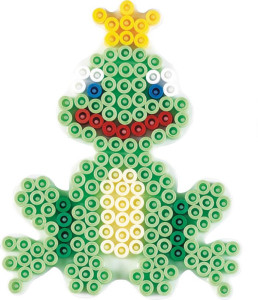 Hama Pegboard « petite grenouille », blanc