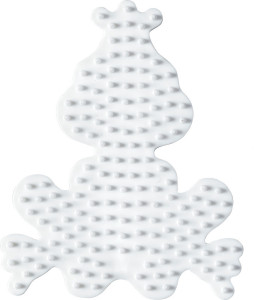 Hama Pegboard « petite fleur », blanc