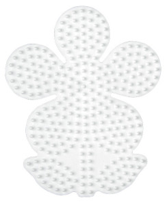 Hama Pegboard « petite fleur », blanc