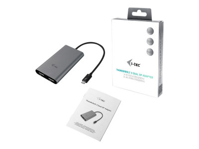 I-Tec : I-TEC TB3 DUAL DP VIDEO ADAPTER .