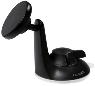 LogiLink Support magnétique de smartphone pour voiture, noir