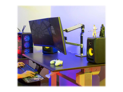 Ergotron : LX REDESIGN DUAL ARM POLE MOUNT 2 FLAT PANEL OR FP et NOTEBOOK (8.80kg)