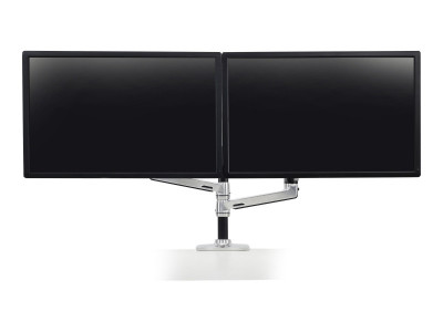 Ergotron : LX REDESIGN DUAL ARM POLE MOUNT 2 FLAT PANEL OR FP et NOTEBOOK (8.80kg)