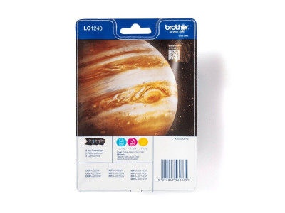 Brother : LC-1240 RAINBOW BLISTER CONTAINS 1X C M Y