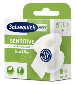 Cederroth Salvequick MED fixation sensible, de 25 mm x 5m
