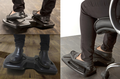 UNiLUX Repose-pieds UPDOWN, inclinable, noir