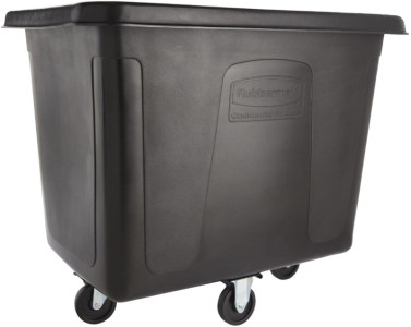 Rubbermaid Chariot cubique 0,4 m3, noir